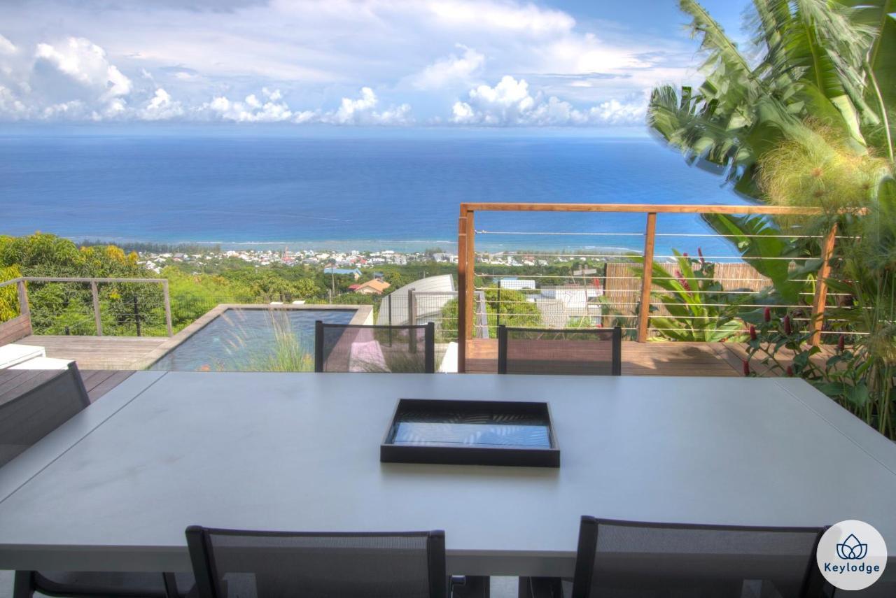 Villa Paloma 4 Etoiles Avec Piscine Et Vue Exceptionnelle Sur L'Ocean A Saint-Leu Ngoại thất bức ảnh