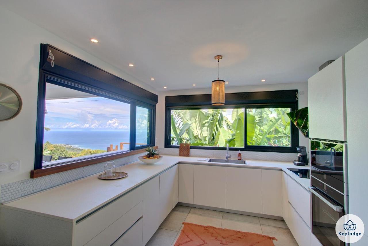 Villa Paloma 4 Etoiles Avec Piscine Et Vue Exceptionnelle Sur L'Ocean A Saint-Leu Ngoại thất bức ảnh