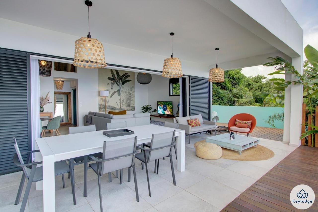 Villa Paloma 4 Etoiles Avec Piscine Et Vue Exceptionnelle Sur L'Ocean A Saint-Leu Ngoại thất bức ảnh